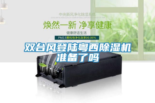 雙臺風(fēng)登陸粵西除濕機準備了嗎