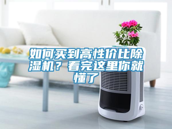 如何買(mǎi)到高性?xún)r(jià)比除濕機？看完這里你就懂了