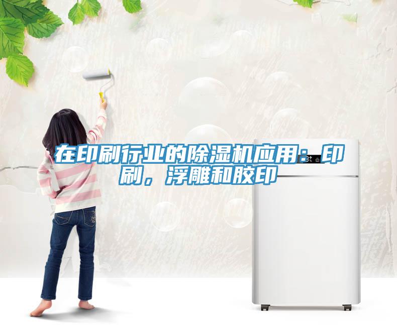 在印刷行業(yè)的除濕機應用：印刷，浮雕和膠印