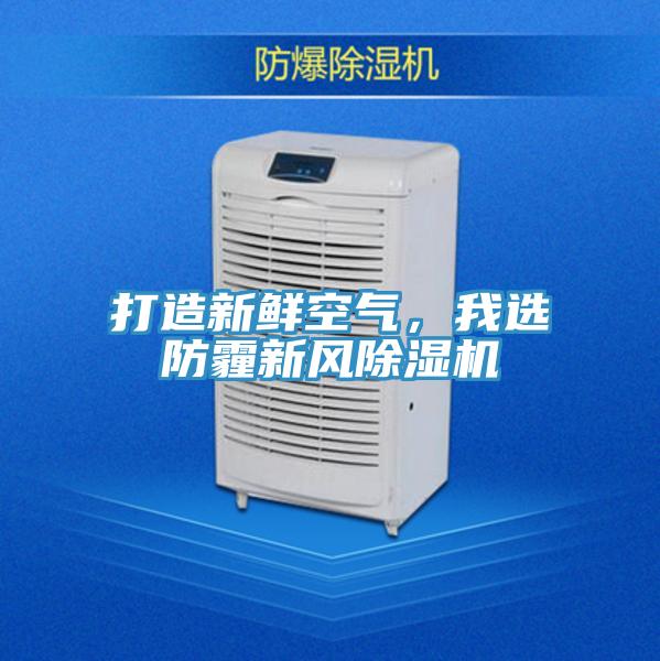 打造新鮮空氣，我選防霾新風(fēng)除濕機