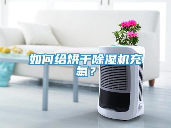 如何給烘干除濕機充氟？