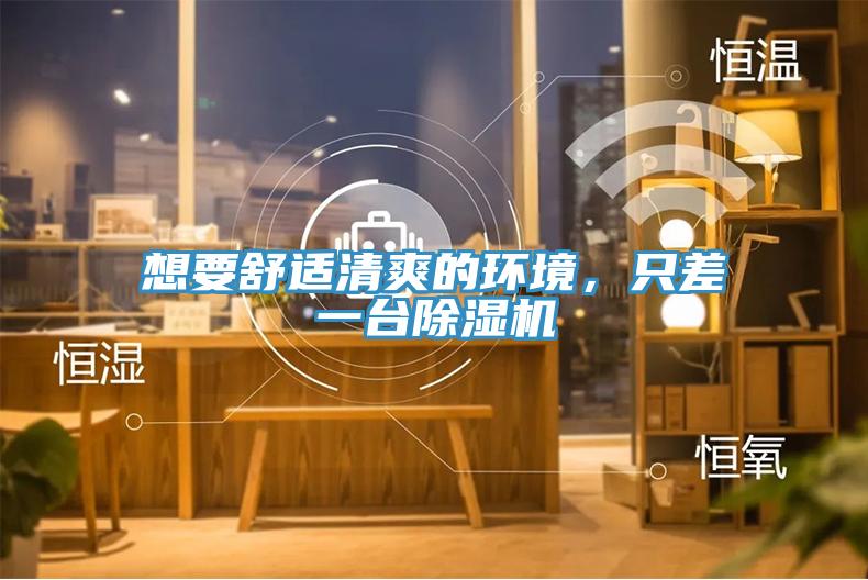 想要舒適清爽的環(huán)境，只差一臺除濕機