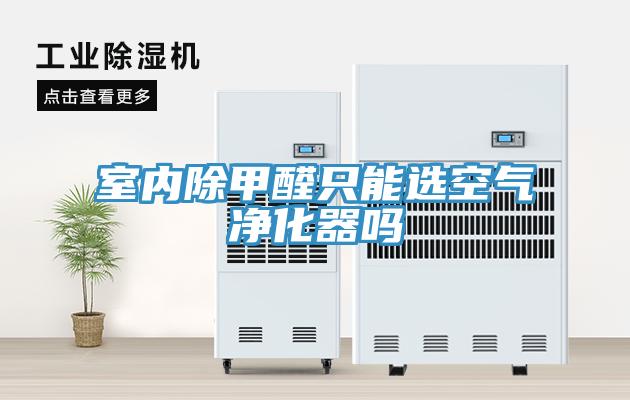 室內除甲醛只能選空氣凈化器嗎