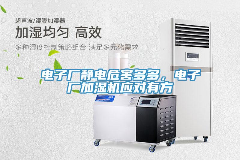 電子廠(chǎng)靜電危害多多，電子廠(chǎng)加濕機應對有方