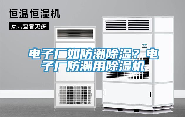 電子廠(chǎng)如防潮除濕？電子廠(chǎng)防潮用除濕機