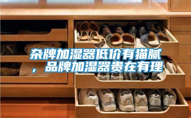 雜牌加濕器低價(jià)有貓膩，品牌加濕器貴在有理