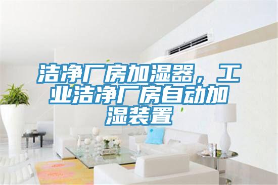 潔凈廠(chǎng)房加濕器，工業(yè)潔凈廠(chǎng)房自動(dòng)加濕裝置