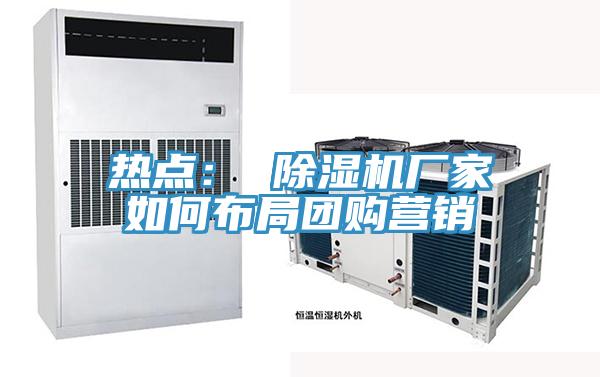 熱點(diǎn)： 除濕機廠(chǎng)家如何布局團購營(yíng)銷(xiāo)