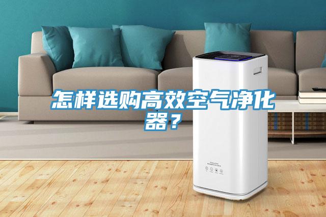 怎樣選購高效空氣凈化器？
