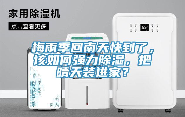 梅雨季回南天快到了，該如何強力除濕，把晴天裝進(jìn)家？