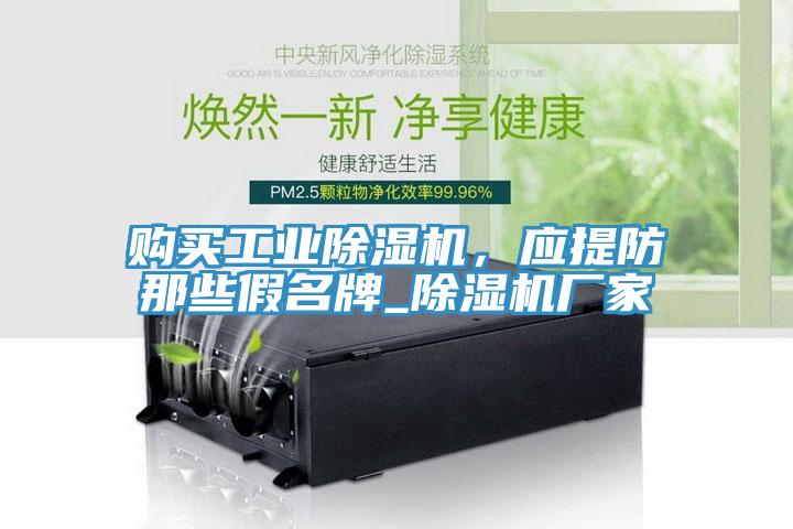 購買(mǎi)工業(yè)除濕機，應提防那些假名牌_除濕機廠(chǎng)家