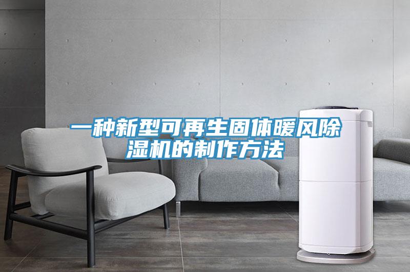 一種新型可再生固體暖風(fēng)除濕機的制作方法