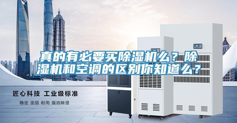 真的有必要買(mǎi)除濕機么？除濕機和空調的區別你知道么？