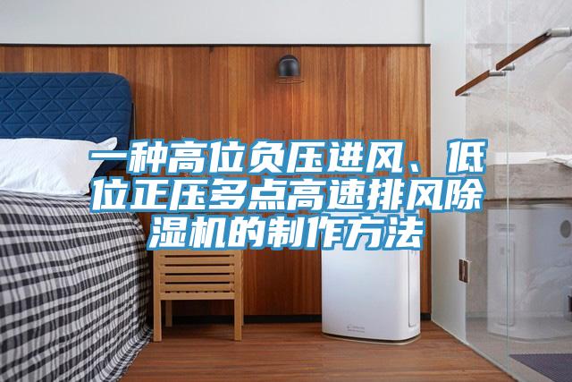一種高位負壓進(jìn)風(fēng)、低位正壓多點(diǎn)高速排風(fēng)除濕機的制作方法