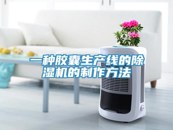 一種膠囊生產(chǎn)線(xiàn)的除濕機的制作方法
