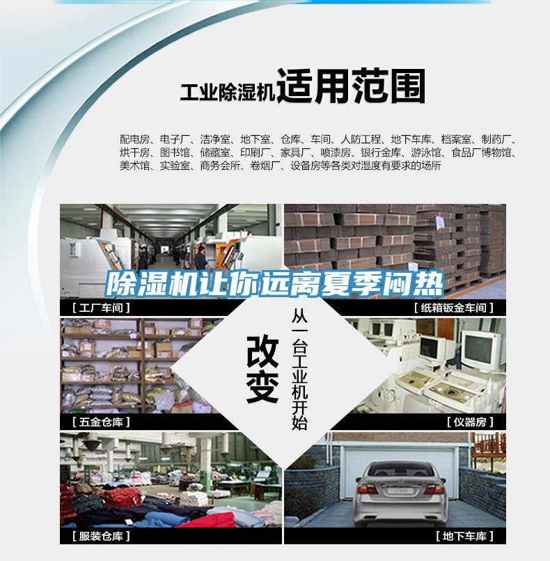 除濕機讓你遠離夏季悶熱