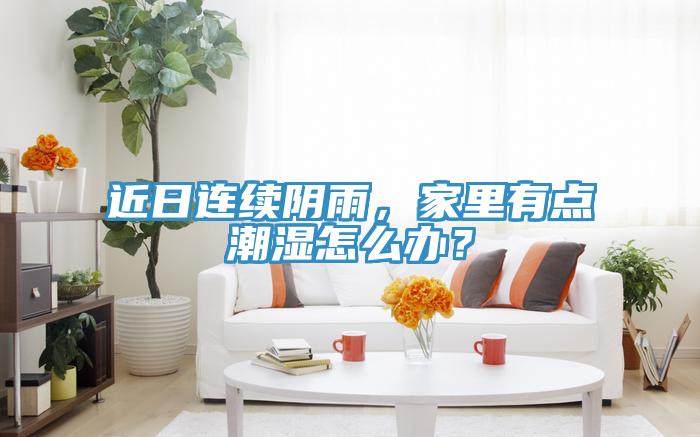 近日連續陰雨，家里有點(diǎn)潮濕怎么辦？
