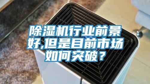 除濕機行業(yè)前景好,但是目前市場(chǎng)如何突破？
