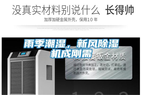 雨季潮濕，新風(fēng)除濕機成剛需