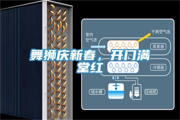 舞獅慶新春，開(kāi)門(mén)滿(mǎn)堂紅