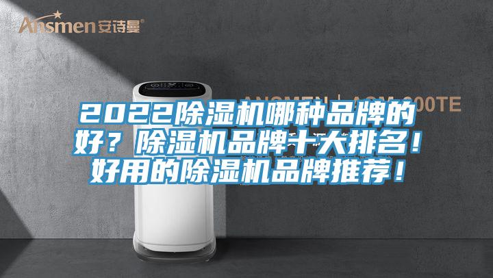 2022除濕機哪種品牌的好？除濕機品牌十大排名！好用的除濕機品牌推薦！