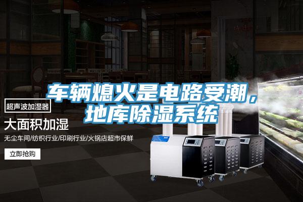 車(chē)輛熄火是電路受潮，地庫除濕系統