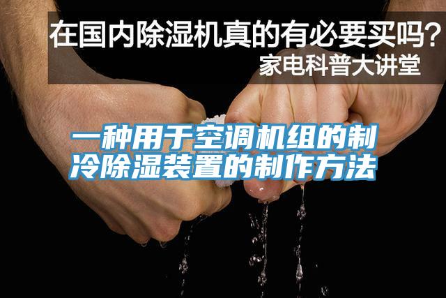 一種用于空調機組的制冷除濕裝置的制作方法