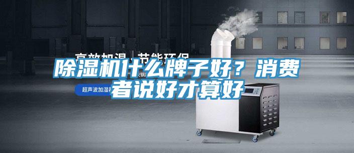 除濕機什么牌子好？消費者說(shuō)好才算好