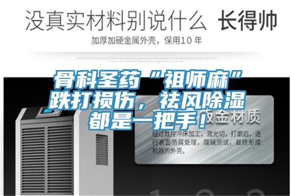 骨科圣藥“祖師麻”跌打損傷，祛風(fēng)除濕都是一把手！