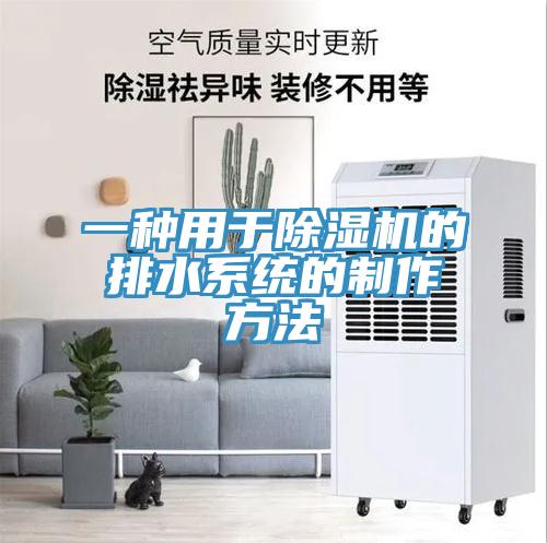 一種用于除濕機的排水系統的制作方法