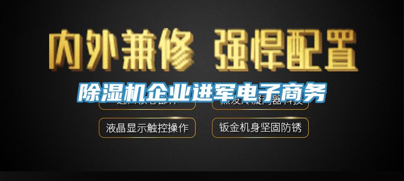 除濕機企業(yè)進(jìn)軍電子商務(wù)