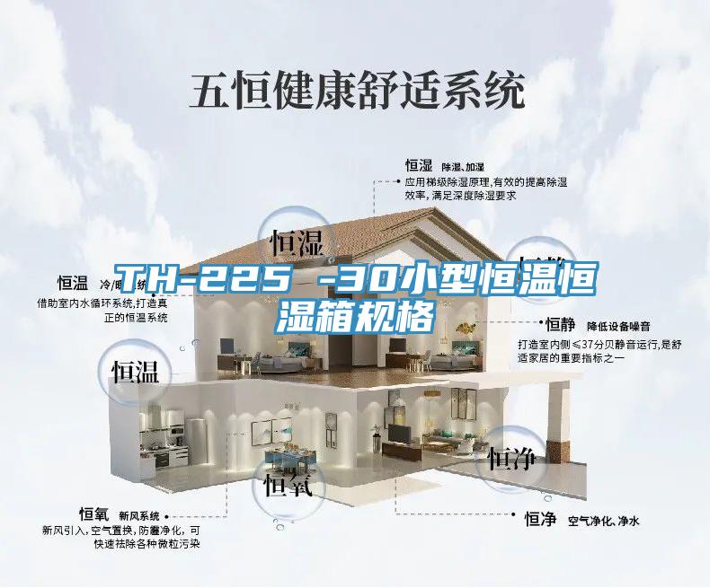 TH-225 -30小型恒溫恒濕箱規格