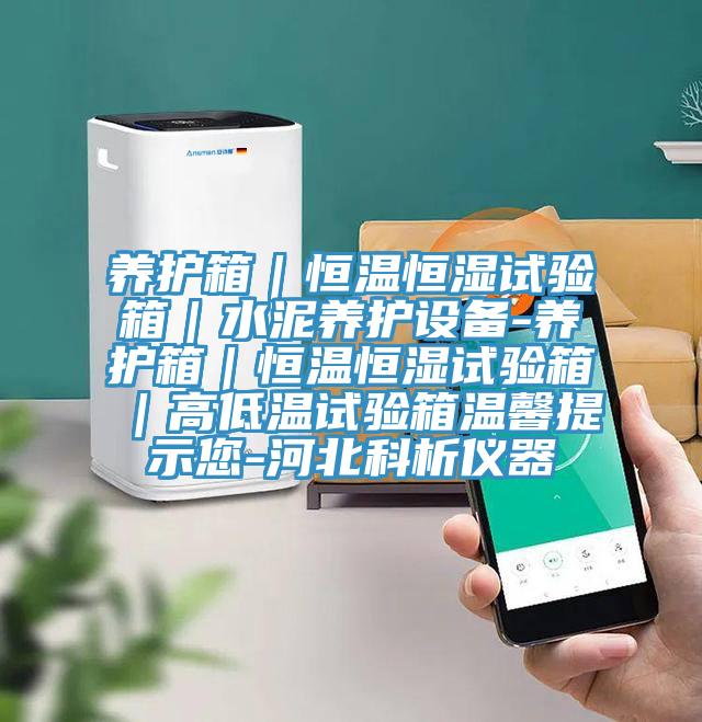 養護箱｜恒溫恒濕試驗箱｜水泥養護設備-養護箱｜恒溫恒濕試驗箱｜高低溫試驗箱溫馨提示您-河北科析儀器