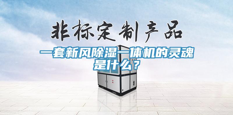 一套新風(fēng)除濕一體機的靈魂是什么？
