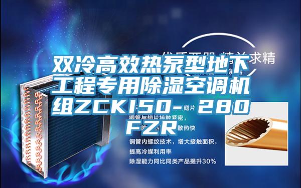 雙冷高效熱泵型地下工程專(zhuān)用除濕空調機組ZCKI50- 280FZR