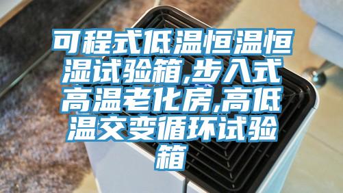 可程式低溫恒溫恒濕試驗箱,步入式高溫老化房,高低溫交變循環(huán)試驗箱
