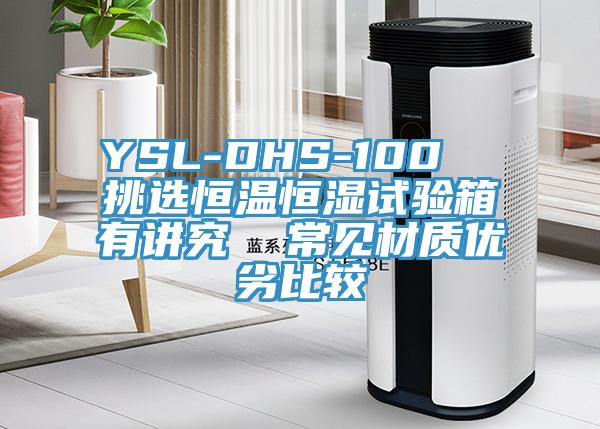 YSL-DHS-100  挑選恒溫恒濕試驗箱有講究  常見(jiàn)材質(zhì)優(yōu)劣比較