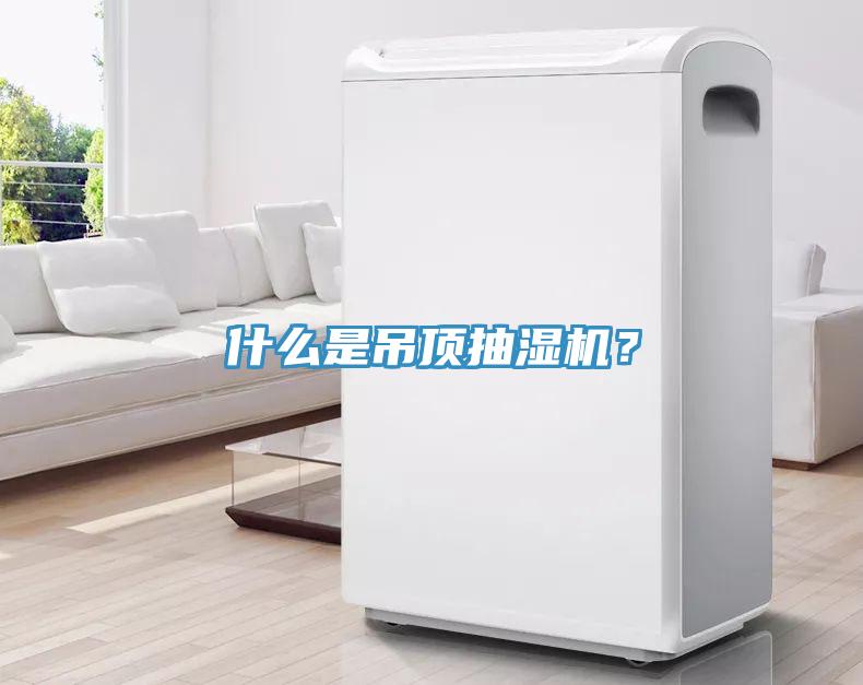 什么是吊頂抽濕機？