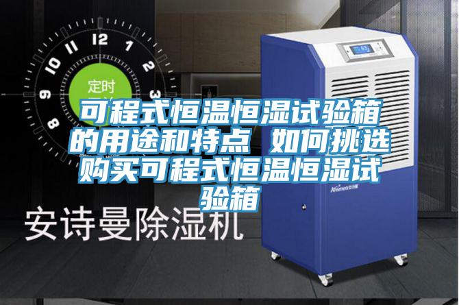 可程式恒溫恒濕試驗箱的用途和特點(diǎn) 如何挑選購買(mǎi)可程式恒溫恒濕試驗箱