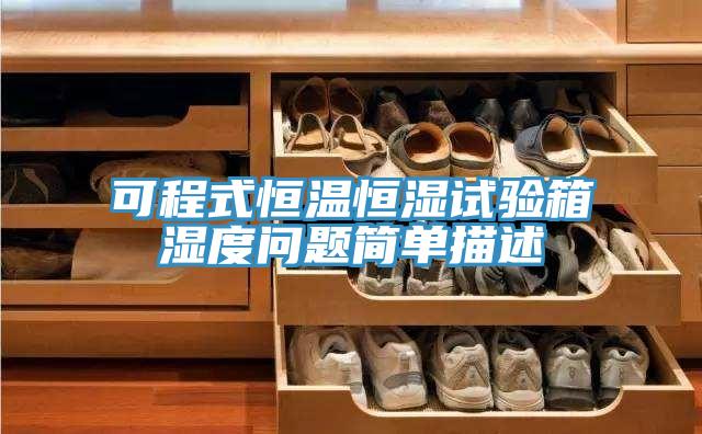 可程式恒溫恒濕試驗箱濕度問(wèn)題簡(jiǎn)單描述