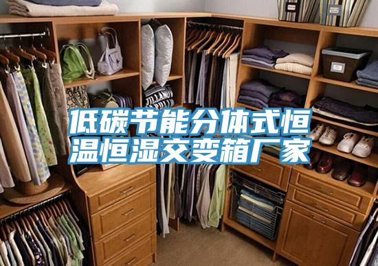 低碳節能分體式恒溫恒濕交變箱廠(chǎng)家