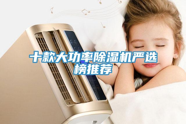 十款大功率除濕機嚴選榜推薦