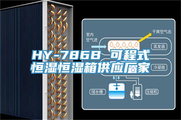 HY-786B 可程式恒濕恒濕箱供應廠(chǎng)家