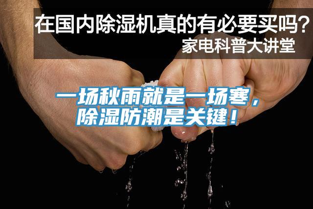 一場(chǎng)秋雨就是一場(chǎng)寒，除濕防潮是關(guān)鍵！