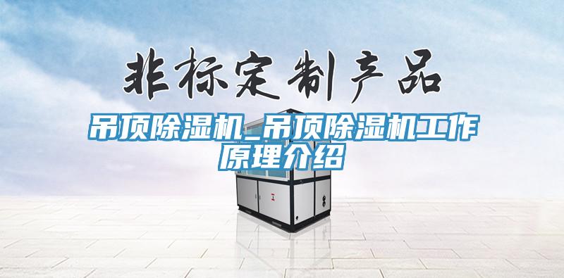 吊頂除濕機_吊頂除濕機工作原理介紹