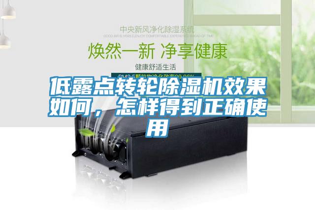 低露點(diǎn)轉輪除濕機效果如何，怎樣得到正確使用