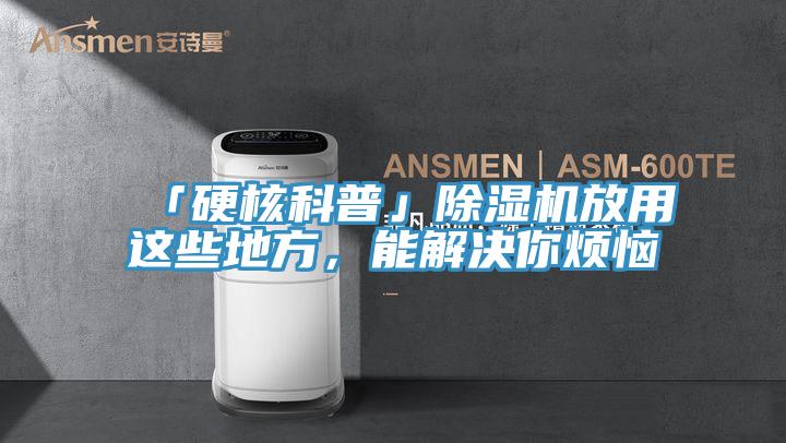 「硬核科普」除濕機放用這些地方，能解決你煩惱