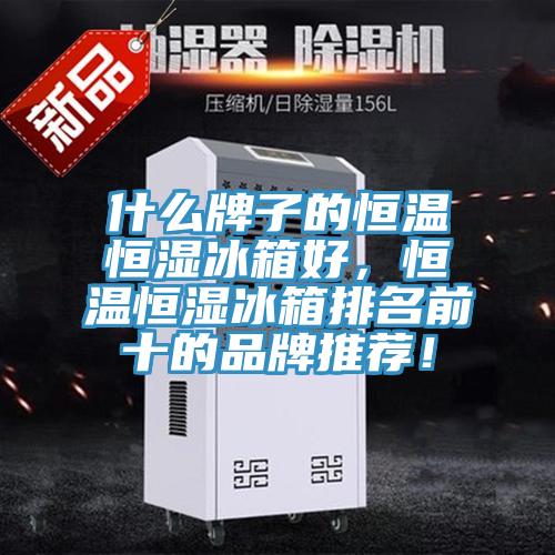 什么牌子的恒溫恒濕冰箱好，恒溫恒濕冰箱排名前十的品牌推薦！