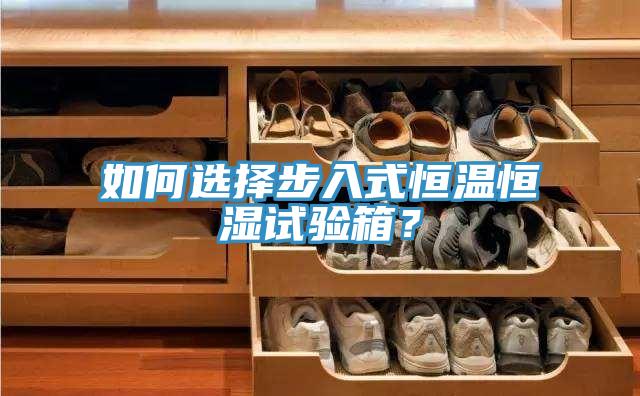 如何選擇步入式恒溫恒濕試驗箱？