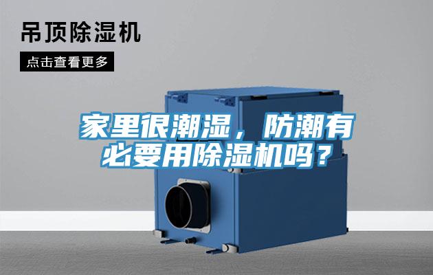家里很潮濕，防潮有必要用除濕機嗎？